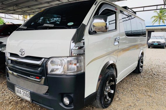 White 2016 Toyota Hiace Manual Diesel for sale 