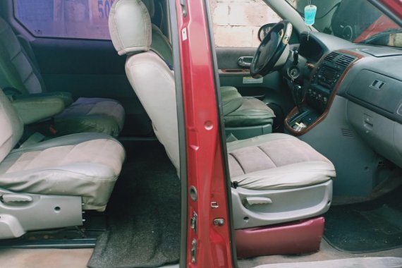 Red 2002 Kia Sedona for sale in Quezon City 