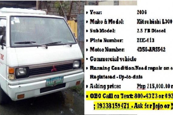 Mitsubishi L300 2006 for sale in Las Piñas