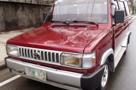 Red 1997 Toyota Tamaraw Manual Gasoline for sale in Manila 