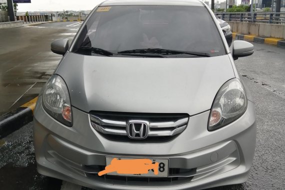 Selling Silver Honda Brio Amaze 2015 at 44000 km in Pasig 