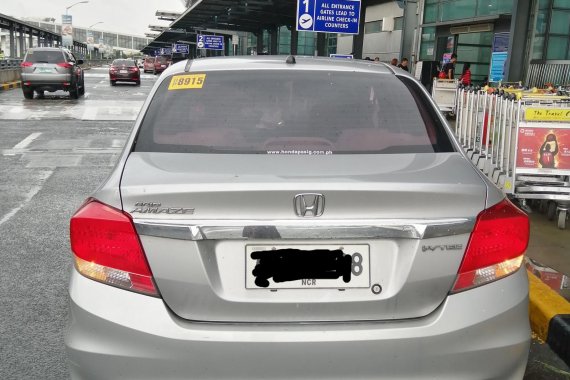 Selling Silver Honda Brio Amaze 2015 at 44000 km in Pasig 