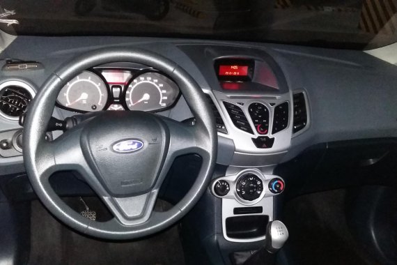 Red 2013 Ford Fiesta at 70000 km for sale in Metro Manila 