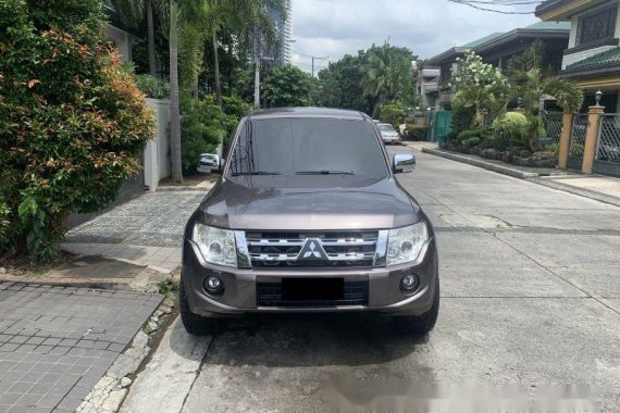 Brown Mitsubishi Pajero 2012 Automatic Diesel for sale 