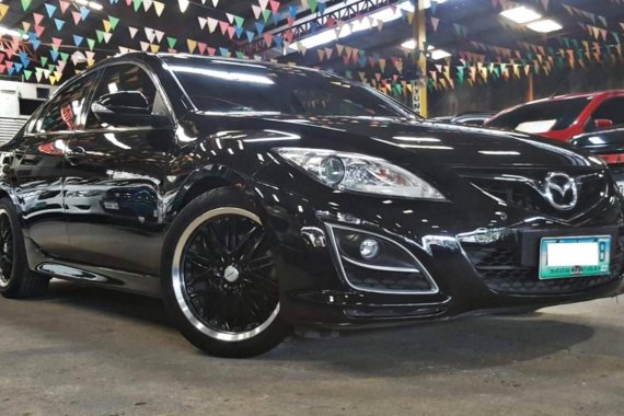 Black 2011 Mazda 6 Sedan at 68000 km for sale in Quezon City 