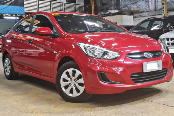 Red 2017 Hyundai Accent Manual for sale in Quezon City 