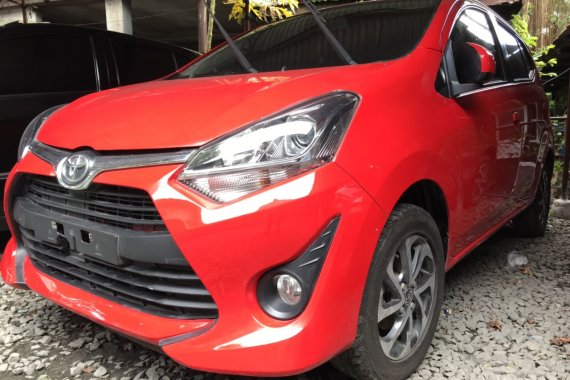 Selling Red Toyota Wigo 2018 at 2000 km in Quezon City 