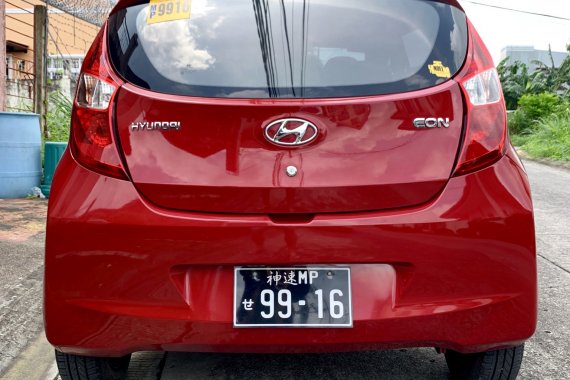 Sell Red 2016 Hyundai Eon at 30000 km in Quezon City 