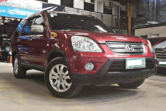 Red 2006 Honda Cr-V at 55000 km for sale in Quezon City 