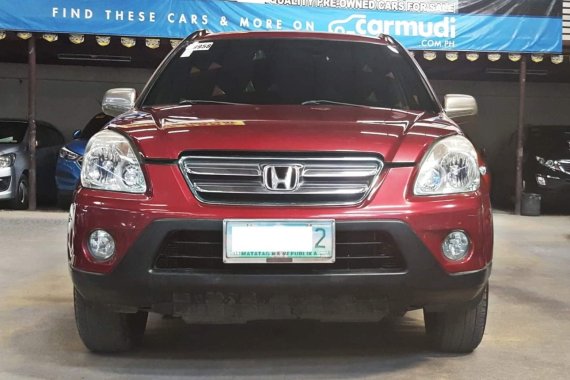 Red 2006 Honda Cr-V at 55000 km for sale in Quezon City 