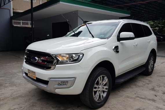 White 2016 Ford Everest Automatic Diesel for sale in Quezon City 