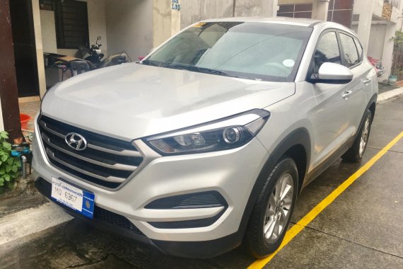 Silver 2017 Hyundai Tucson at 13000 km for sale in Metro Manila 