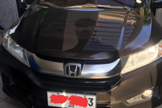 Black Honda City 2014 at 40000 km for sale 