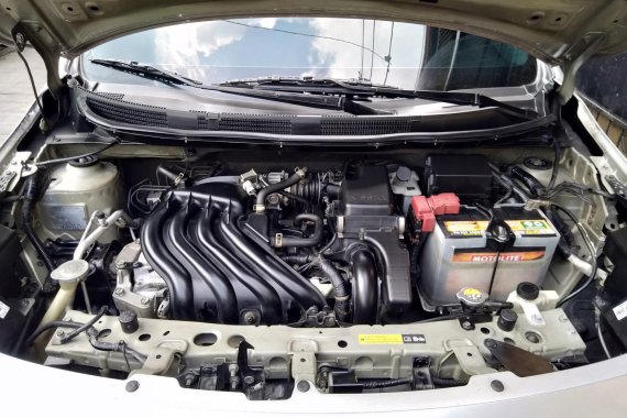 Silver Nissan Almera 2013 Gasoline Manual for sale