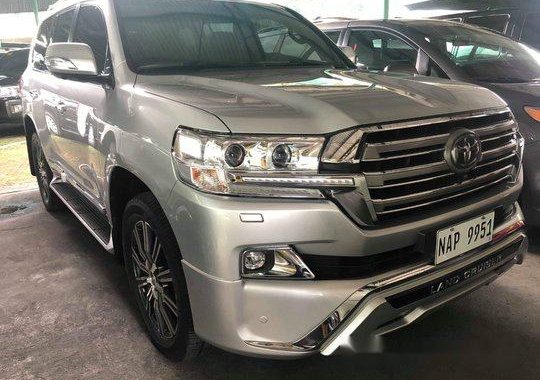 Silver Toyota Land Cruiser 2018 Automatic Diesel for sale