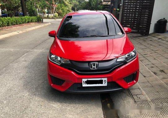 Selling Red Honda Jazz 2017 Automatic Gasoline