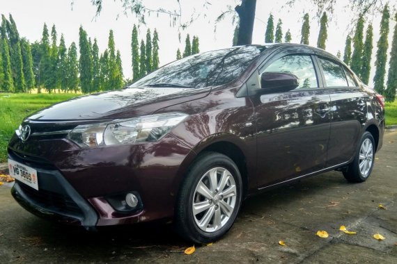 Selling Red Toyota Vios 2016 Automatic at 22000 km 
