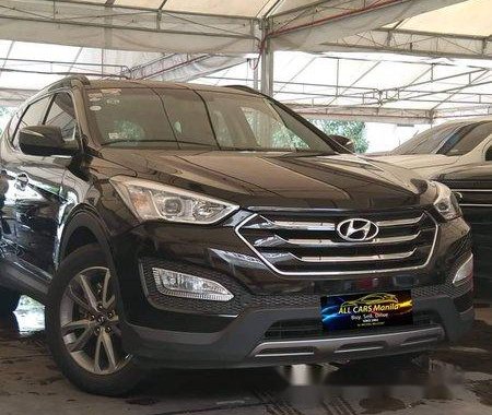 Black Hyundai Santa Fe 2013 for sale in Makati 