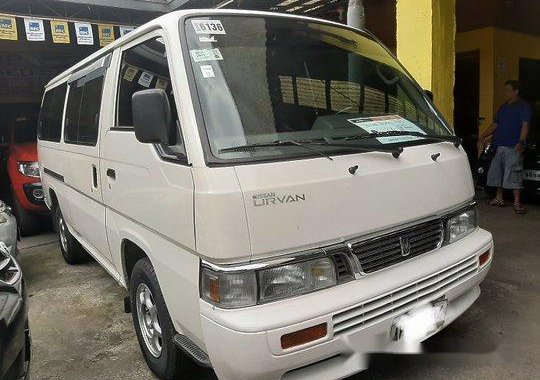 White Nissan Urvan 2015 for sale in Rizal