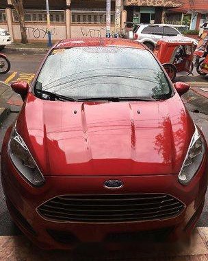 Red Ford Fiesta 2016 Manual Gasoline for sale
