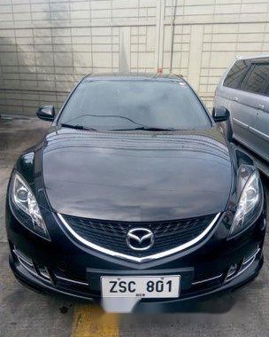 Black Mazda 6 2008 Automatic Gasoline for sale 