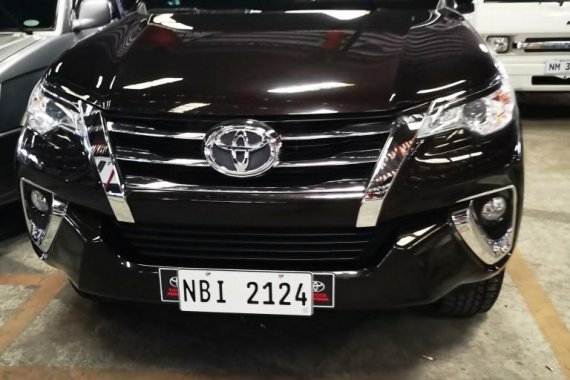 Black Toyota Fortuner 2018 Automatic Diesel for sale 