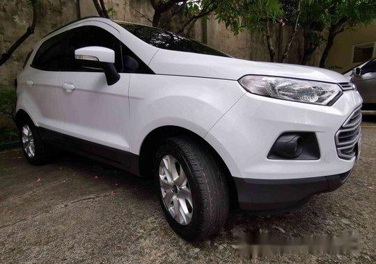 White Ford Ecosport 2015 Manual Gasoline for sale
