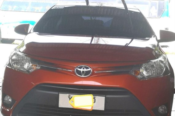 Selling Orange Toyota Vios 2016 Sedan Automatic Gasoline