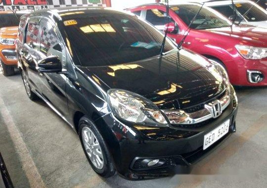 Selling Black Honda Mobilio 2016 in Quezon City 