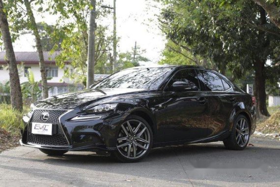 Black Lexus Is 350 2015 for sale in Quezon City 
