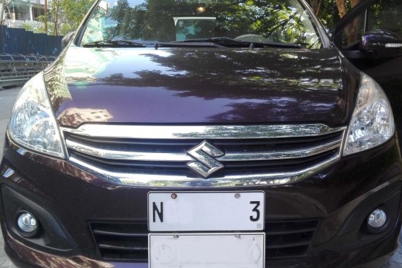 Sell Red 2016 Suzuki Ertiga at 44000 km in Taguig 