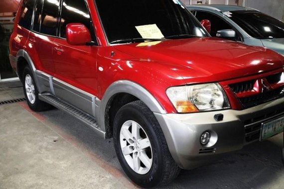 Red Mitsubishi Montero 2006 for sale in Manila 