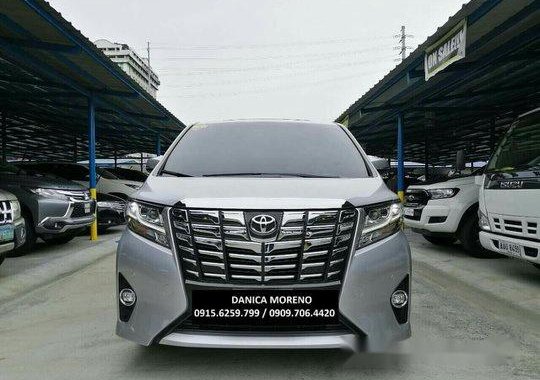 Silver Toyota Alphard 2018 for sale in Parañaque