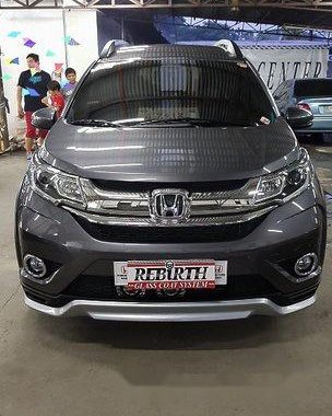 Grey Honda BR-V 2017 at 45000 km for sale 