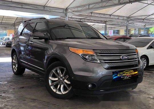 Grey Ford Explorer 2013 at 63000 km for sale