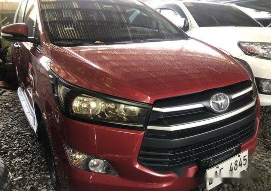 Red Toyota Innova 2017 Manual Diesel for sale