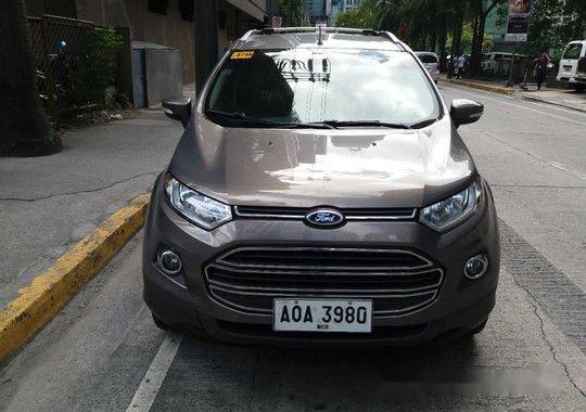 Grey Ford Ecosport 2015 Automatic Gasoline for sale