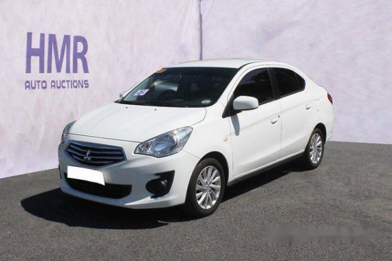 Selling White Mitsubishi Mirage G4 2017 Manual Gasoline