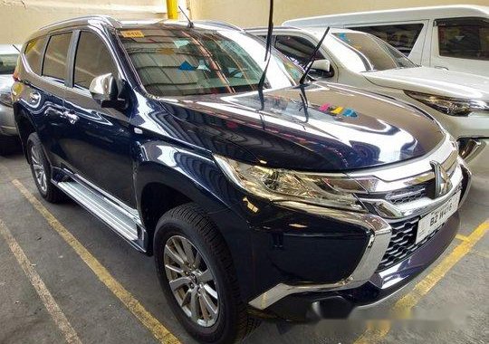 Blue Mitsubishi Montero Sport 2018 Manual Diesel for sale