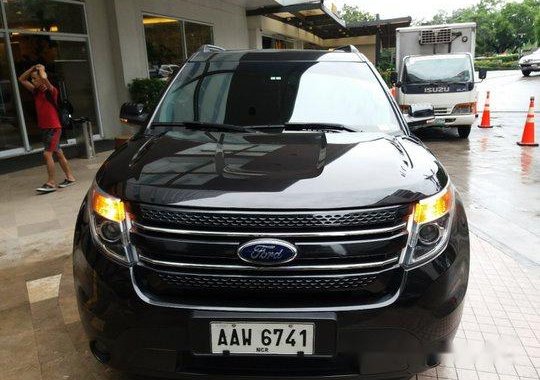 Sell Black 2014 Ford Explorer Automatic Gasoline at 55000 km 