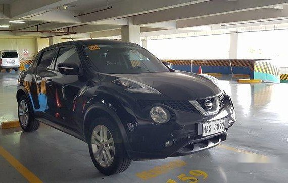 Black Nissan Juke 2017 Automatic Gasoline for sale 