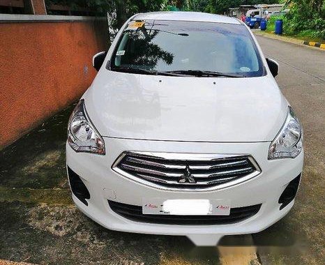 Selling White Mitsubishi Mirage G4 2018 Manual Gasoline at 6004 km 