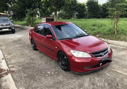 Selling Red Honda Civic 2004 Automatic Gasoline