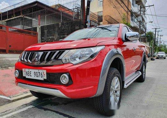 Red Mitsubishi Strada 2018 at 11000 km for sale
