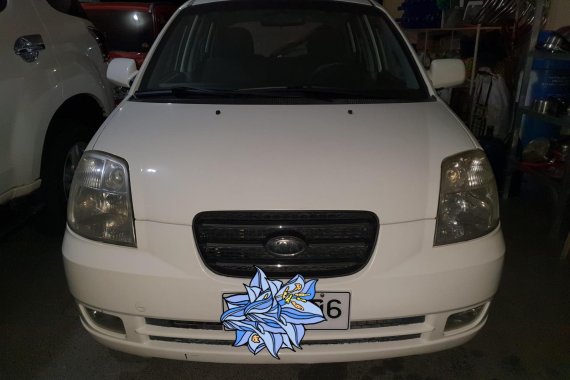 White Kia Picanto 2007 Hatchback Automatic Gasoline for sale 