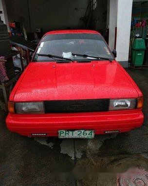 Red Nissan Sentra 1990 Manual Gasoline for sale