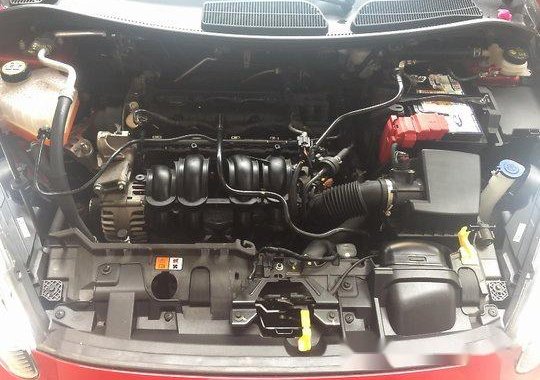Red Ford Fiesta 2016 Manual Gasoline for sale