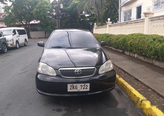 Black Toyota Corolla Altis 2007 Automatic Gasoline for sale