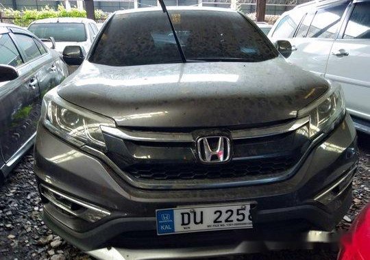 Grey Honda Cr-V 2017 at 36000 km for sale 