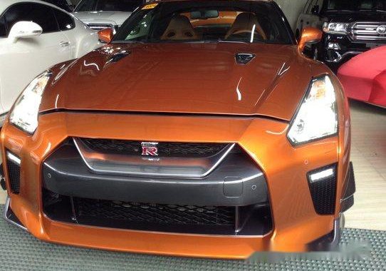 Orange Nissan Gt-R 2017 at 1500 km for sale